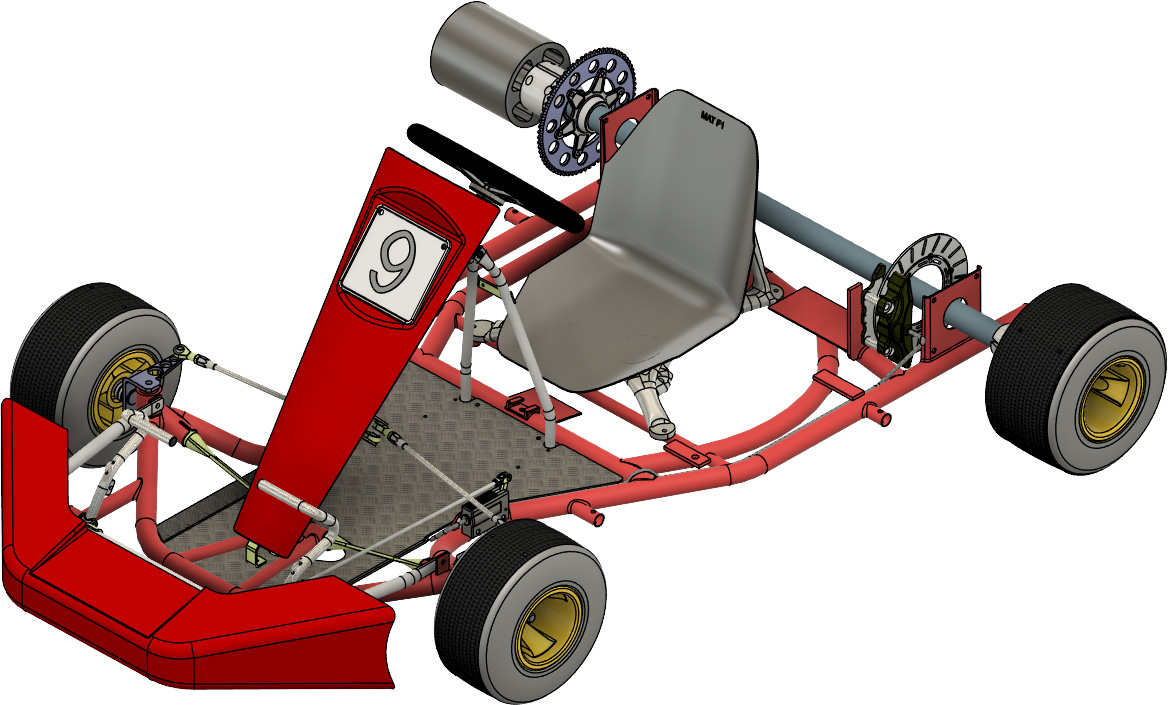 projekt gokart fusion cad